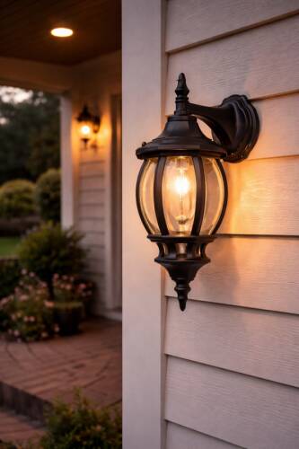 Sekizgen Ters Bakan Konsollu Bahçe Armatürü - 1