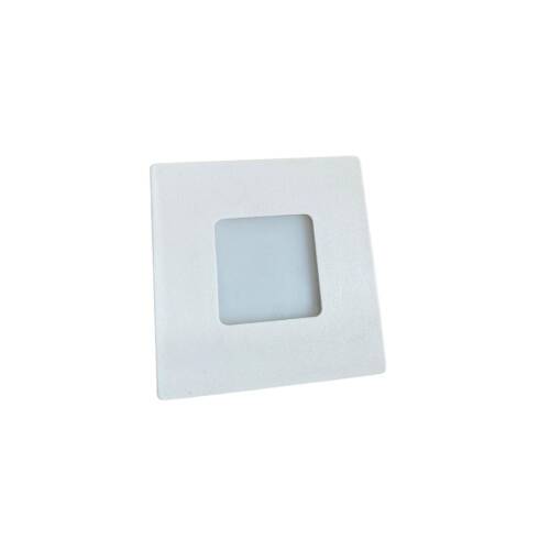 Sensörsüz Kare Merdiven Spot Koridor Aydınlatma Beyaz Plastik Kasa - 4