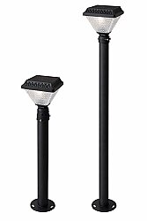 Solar Güneş Enerjili 120 cm Direkli Bahçe Armatürü 30W Beyaz Işık (Elektrik Tesisatı Gerektirmez) - 4