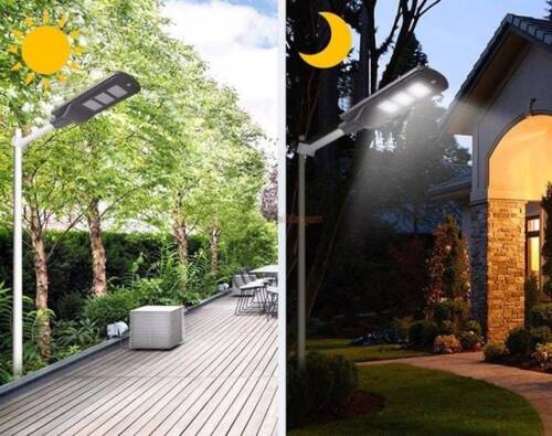 Solar Güneş Enerjili 300W Sokak Armatür 6400K Beyaz Işık - 3