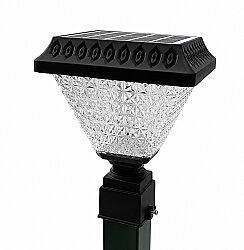 SOLAR Panel Çim Çitler için Kare Tabanlı 30 Watt Güneş Enerjili Bahçe Aydınlatma GÜNIŞIĞI (KUMANDALI) - 3
