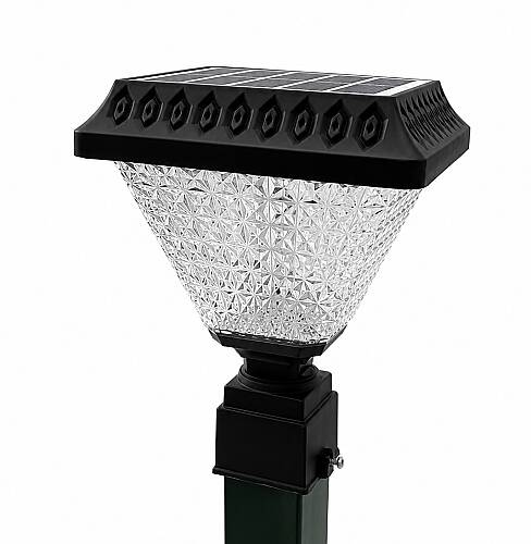 SOLAR Panel Çim Çitler için Kare Tabanlı 30 Watt Güneş Enerjili Bahçe Aydınlatma GÜNIŞIĞI (KUMANDALI) - 3