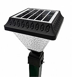 SOLAR Panel Çim Çitler için Kare Tabanlı 30 Watt Güneş Enerjili Bahçe Aydınlatma GÜNIŞIĞI (KUMANDALI) - 4