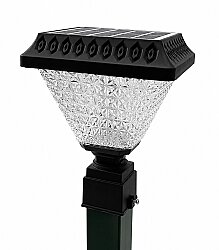 SOLAR Panel Çim Çitler için Kare Tabanlı 30 Watt Güneş Enerjili Bahçe Aydınlatma GÜNIŞIĞI (KUMANDALI) - 6