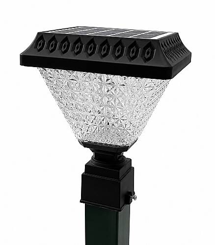SOLAR Panel Çim Çitler için Kare Tabanlı 30 Watt Güneş Enerjili Bahçe Aydınlatma GÜNIŞIĞI (KUMANDALI) - 6