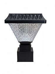 Solar PANJUR Çitler için Kare Tabanlı 30 Watt Güneş Enerjili Bahçe Aydınlatma (6X6CM) - 3