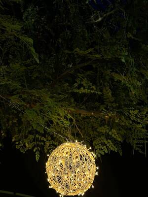 Yılbaşı Dekoratif Sarkıt İç ve Dış Mekan Küre Top Led Aydınlatmalar