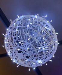 Yılbaşı Dekoratif Sarkıt İç ve Dış Mekan Küre Top Led Aydınlatmalar - Thumbnail